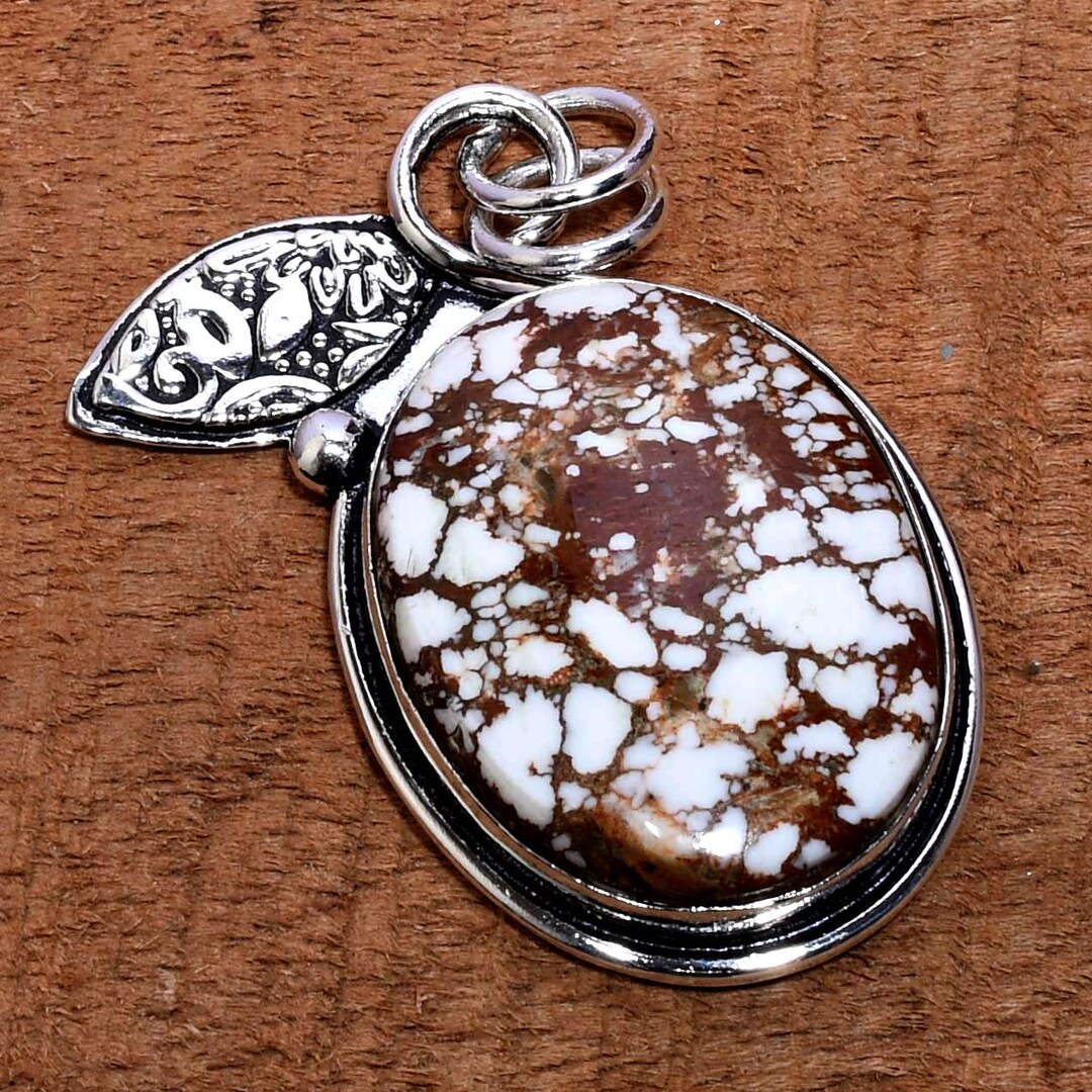 Wild Horse Gemstone 925 Sterling Silver Pendant Necklace - Etsy