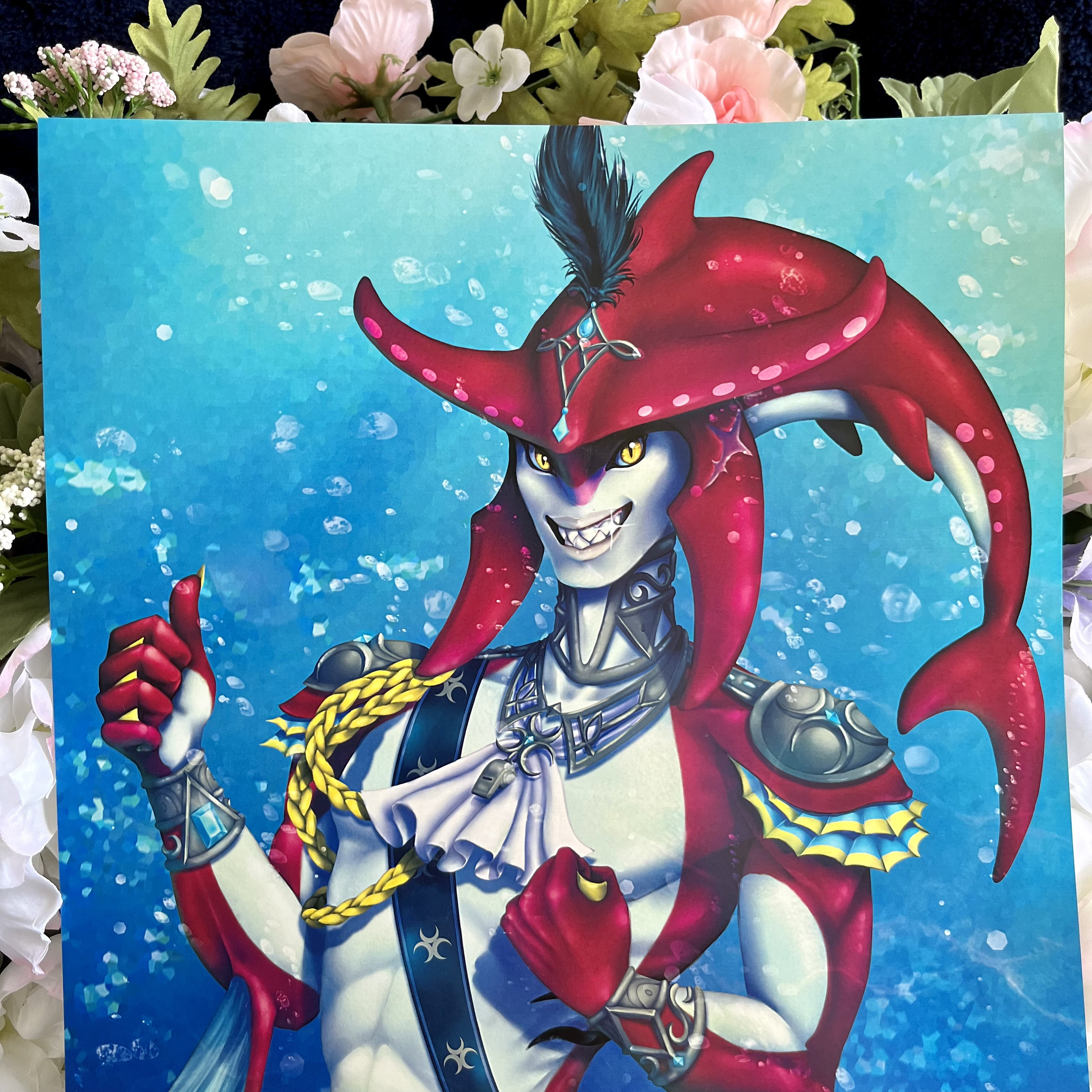 Legend of Zelda BOTW - Prince Sidon - 11 X 17 Art Print - CLEARANCE ...