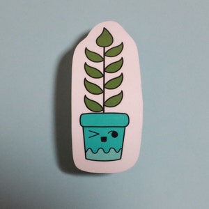 Kawaii Blue Potted Plant