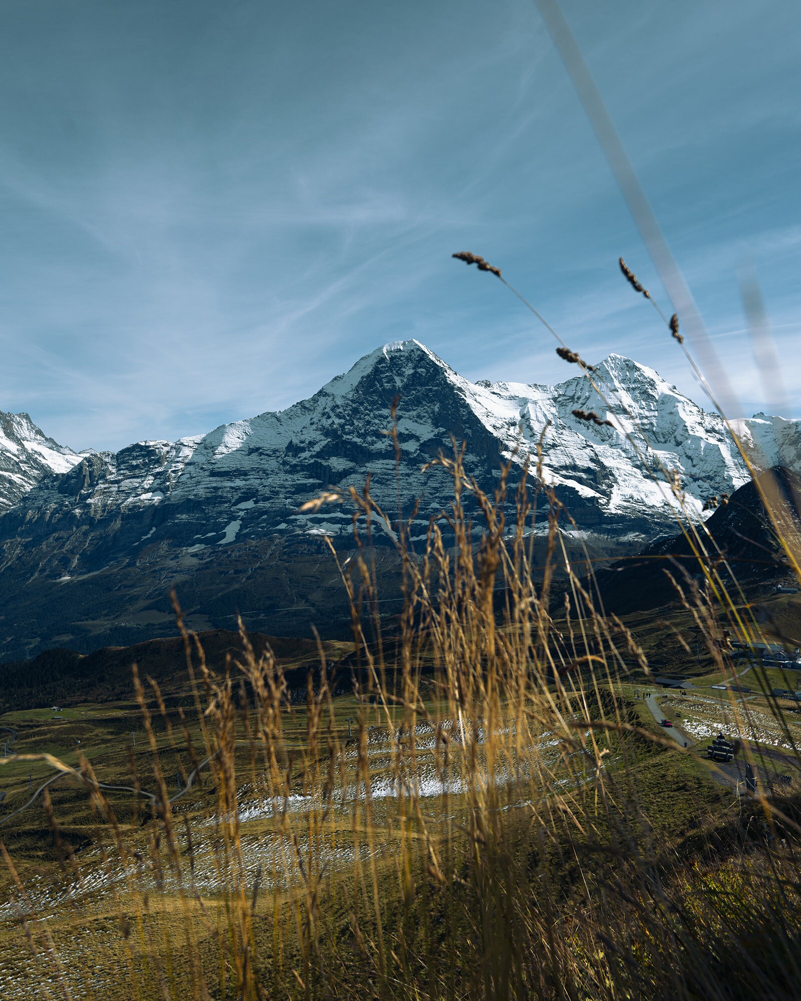 Mont Eiger, Lauterbrunnen, Suisse, Paysage, Cadre Bois, Caisse Américaine, Dibond