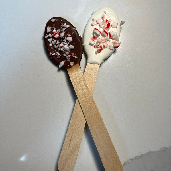 Chocolate Peppermint Spoons
