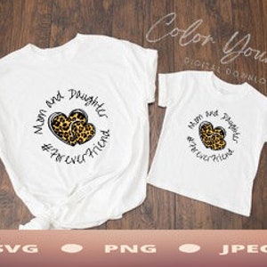 Mamá e hija SVG