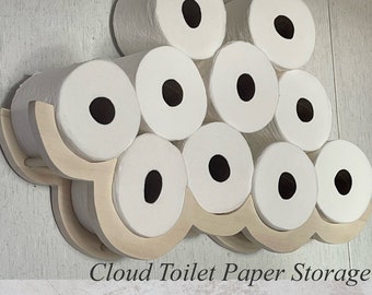 Cloud Toilet Paper Holder