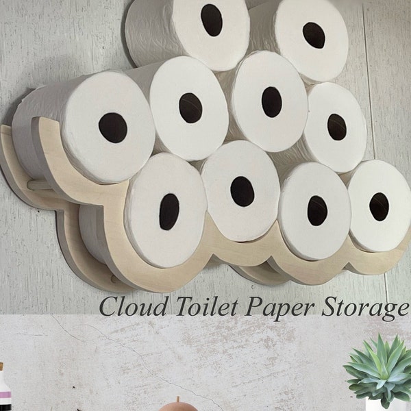 Cloud Toilet Paper Holder Etsy