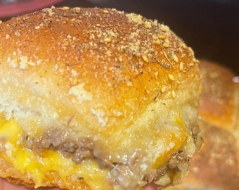 CHEESIEST PHILLY SLIDERS Homemade Recipe - Digital Download - Printable pdf Recipe