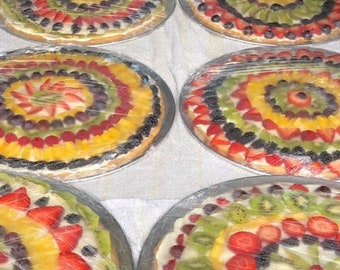 Super EZ FRUIT PIZZA - Homemade Recipe - Digital Download - Printable