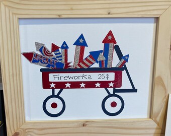 Frame & Insert Combo + 1 Additional Insert Only - FRAMED INTERCHANGEABLE SIGNS, Holidays, Seasons, Celebrations, Rustic Home Décor