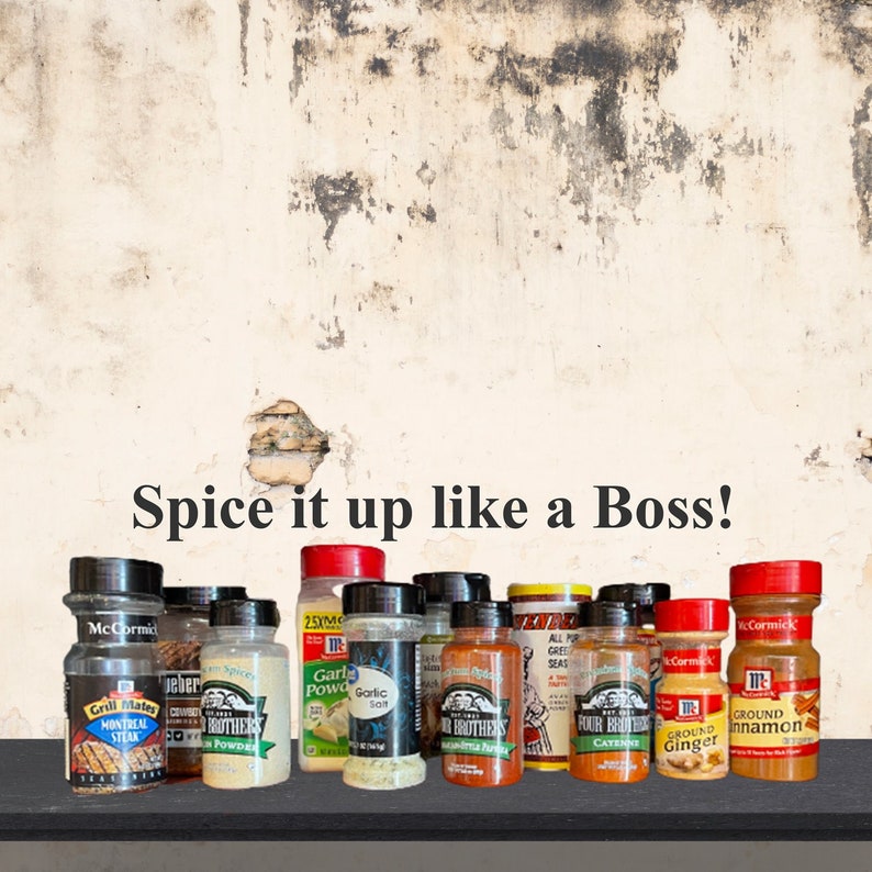 SPICE GUIDE Printable PDF, Culinary Seasoning Reference Chart, Spices