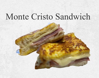 MONTE CRISTO Sandwich Homemade Recipe - Digital Download - Printable - PDF Recipe