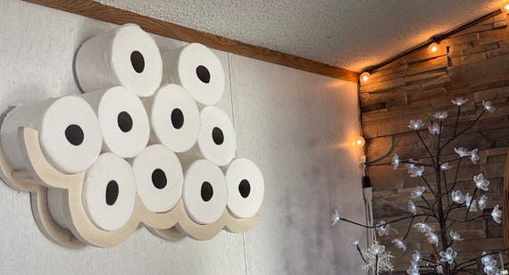 Awesome DIY Cloud Toilet Paper Storage - TheDIYPlan