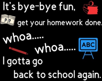 BACK to SCHOOL AGAIN Sign Insert Only - Interchangeable Sign Insert, Holidays, Seasons, Celebrations, Rustic Home Décor