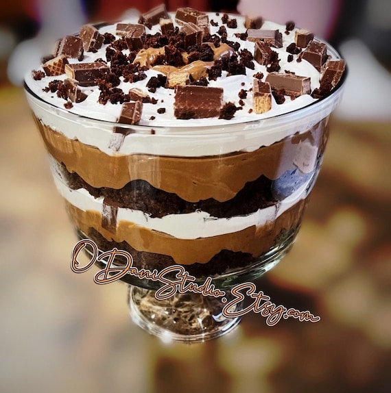 CANDY BAR TRIFLE Dessert Homemade Recipe Digital Download Etsy