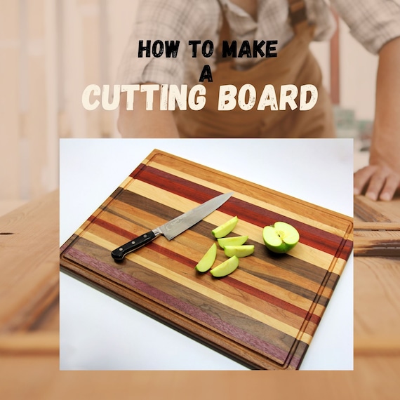 Craft Cutting Board, Personalized Cutting Board, Custom Cutting Board,  Recipe Cutting Board, Wooden Cutting Board, Cutting Board Tutorial 