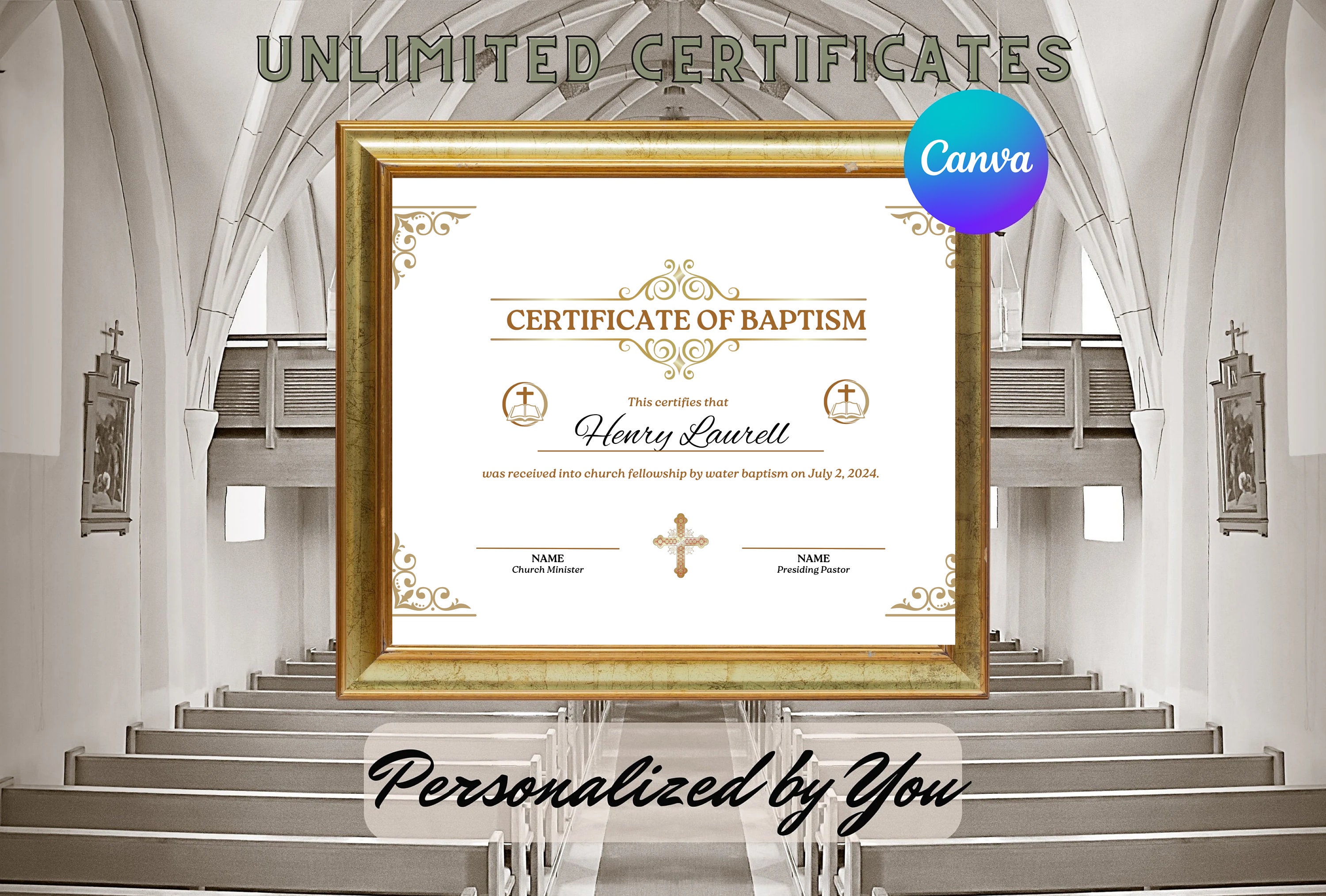 Editable Baptist Ordination Certificate Template Printable Ministry Editable Baptist Ordination Certificate Template Printable Ministry