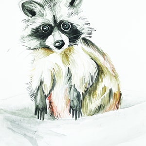 Raccoon Printable Art image 2