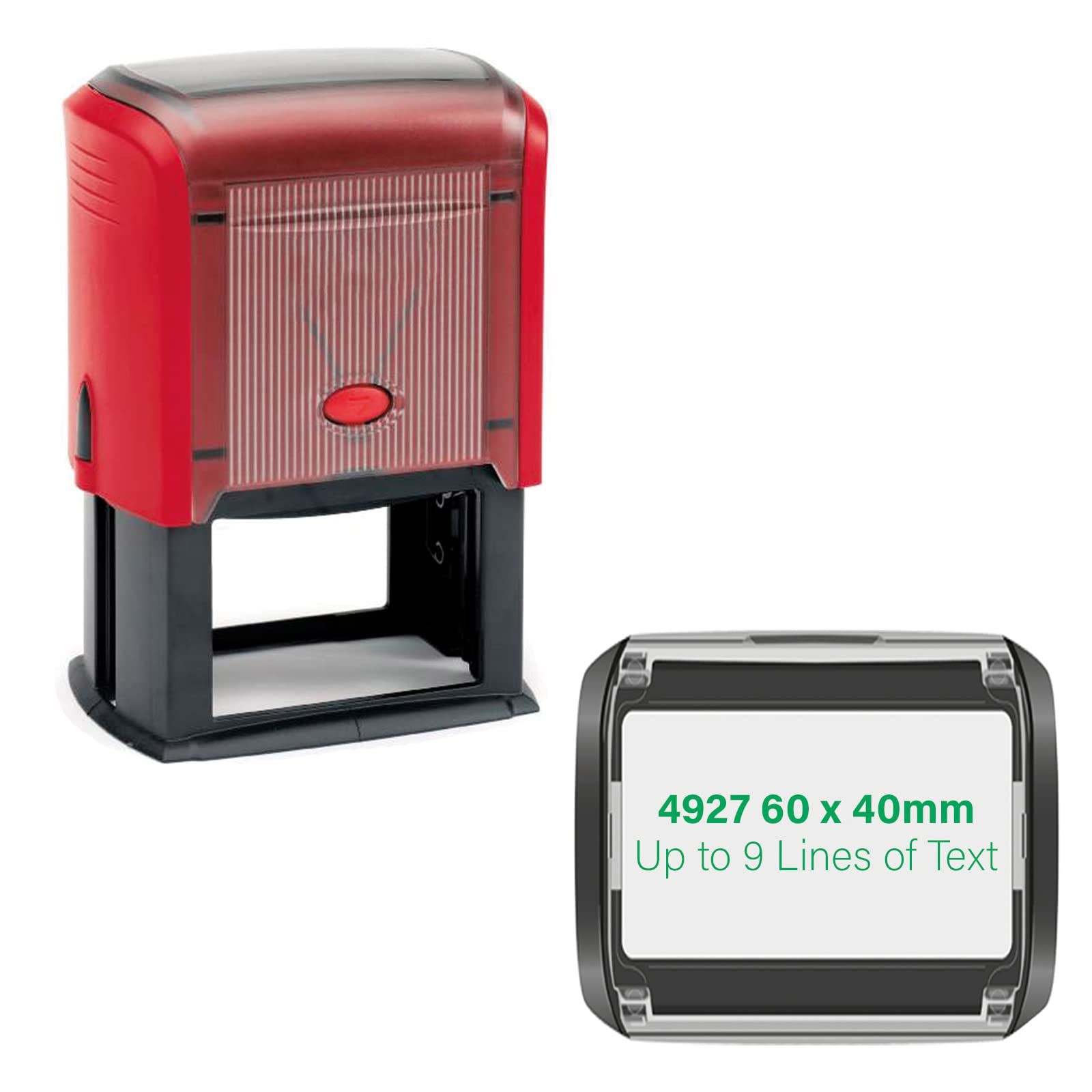 Business Logo And Address Personalised Stamp With Logo And Text, Extra