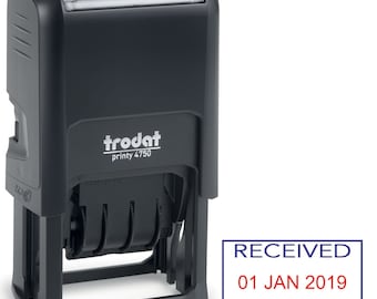 Trodat 4750 Stock Date Stamp -  RECEIVED