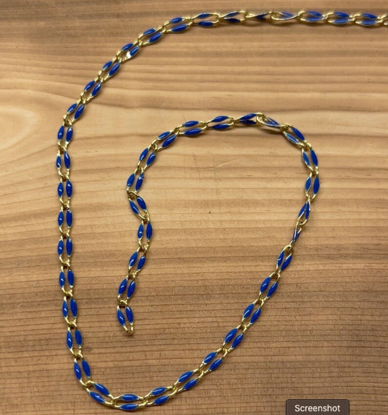 Gold Filled Enamel Chain Permanent Jewelry Bulk Gold Chain Bulk Gold