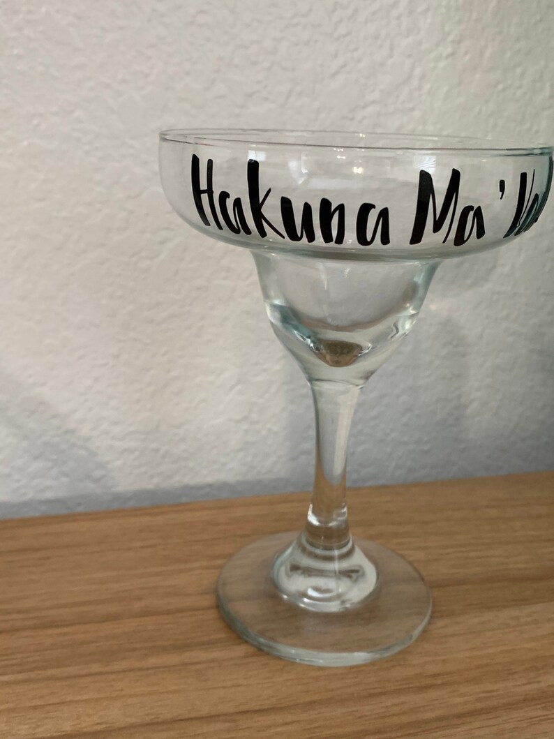 Cute Margarita Glass Margarita/ Martini Glass Customized Etsy