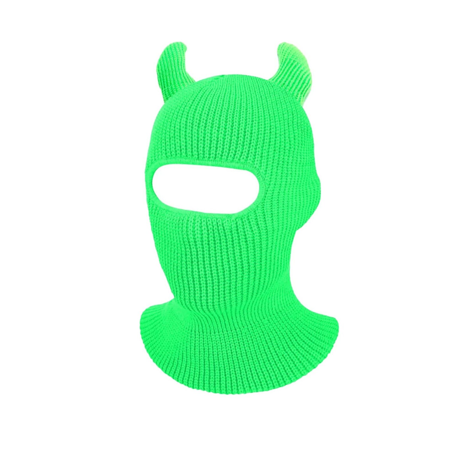Horned Balaclava Ski Mask Etsy