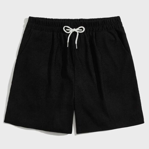 Men's 2pc Set of Solid Drawstring Shorts Etsy