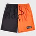 Men Colorblock Drawstring Shorts
