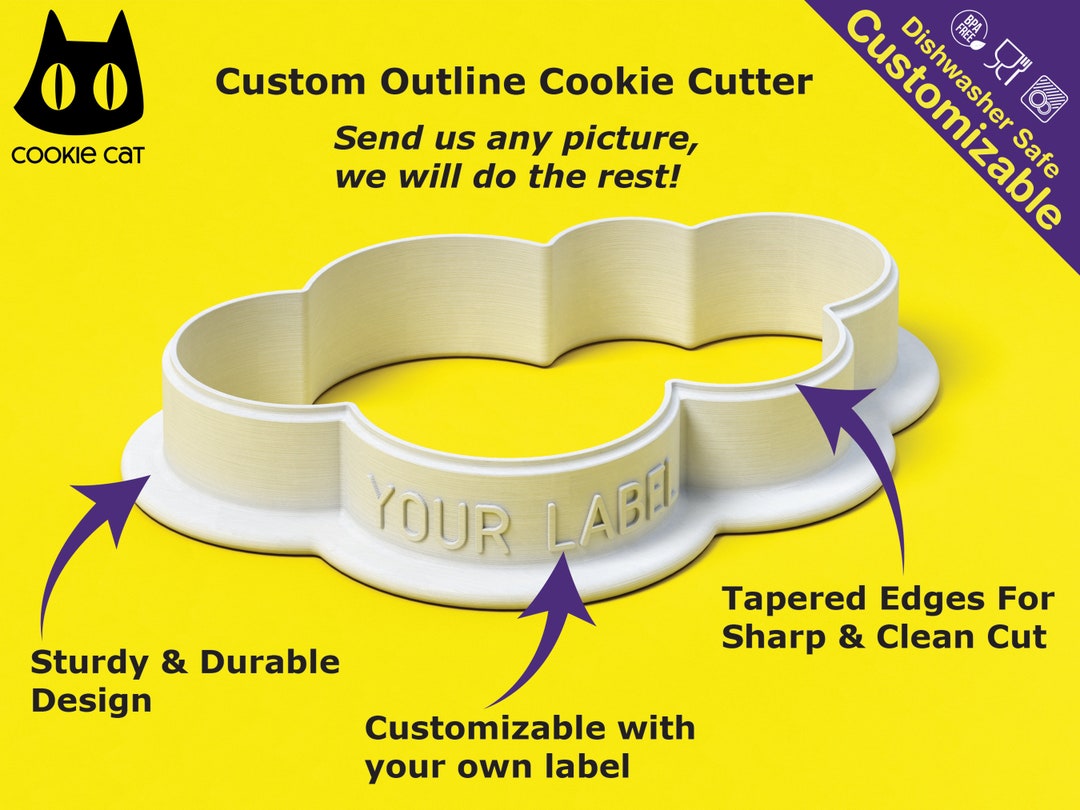 Express Custom Cookie Cutter Personalized Fondant Cutter Any Etsy