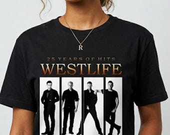 Westlife 25th Anniversary Tour T-Shirt, Unofficial Merch Boyband Fan Gift, Westlife concert tee