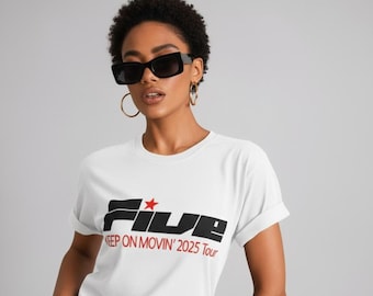 5ive Keep On Movin' Tour T-Shirt: 90s Boyband Tee