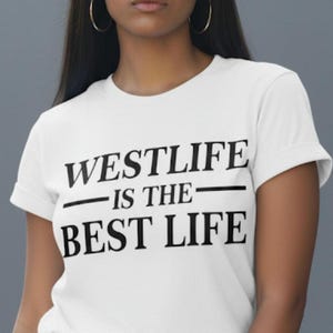 Westlife concert t-shirt 25th anniversary, Westlife concert tee image 1