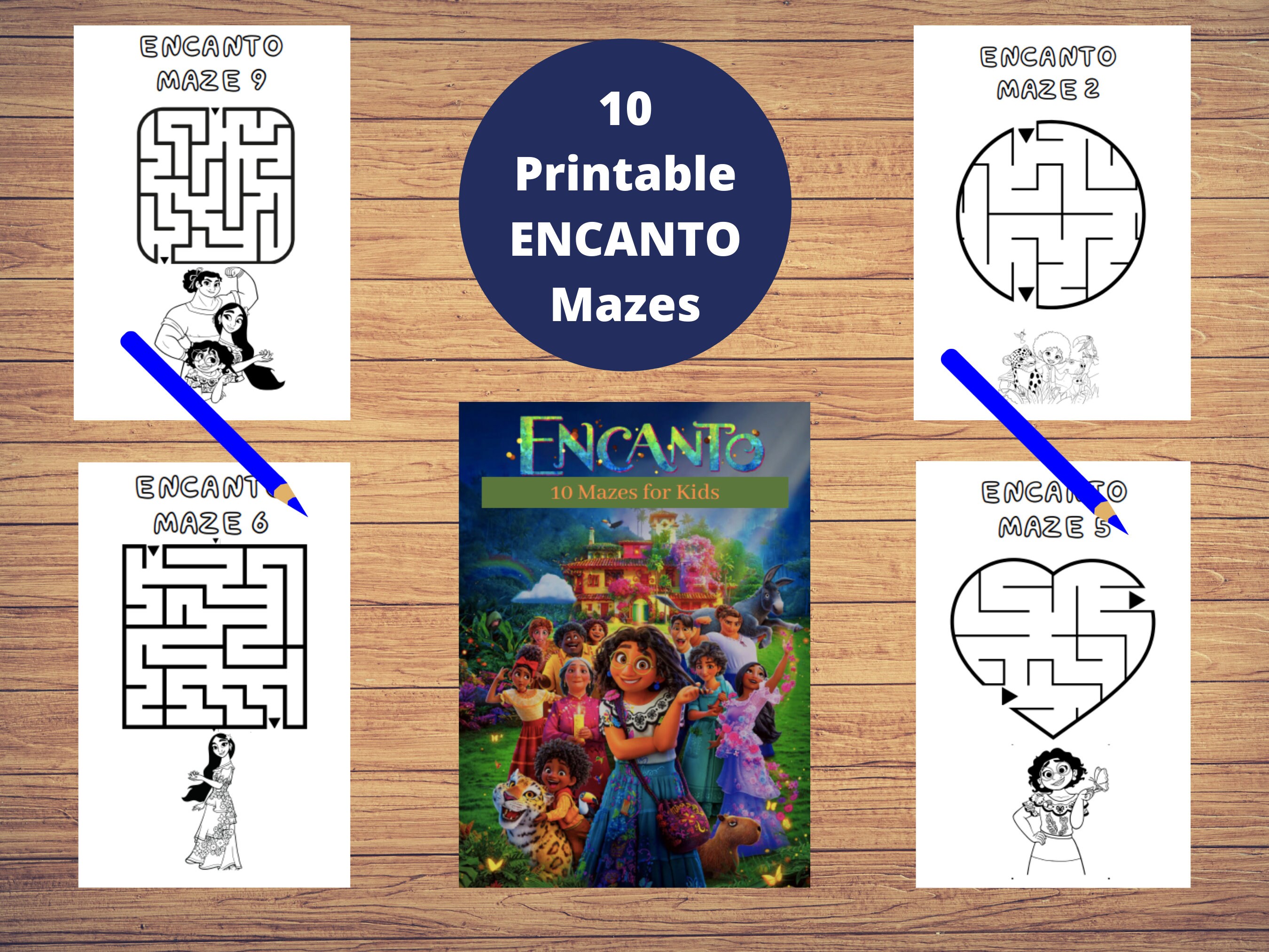 Encanto Maze Activities For Kids Encanto Birthday Party 10 Etsy Canada