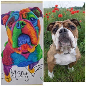 Portrait als einzigartiges Geschenk für Männer und Frauen (100% HANDgemalt)