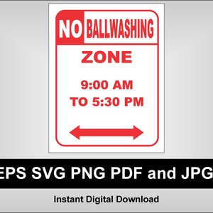 Geen ballenwassen SVG - golfbord - geen zoenen kantoorbord - suckass - cricut silhouette - jpg png eps pdf - bouwvakbond geen parkeerplaats