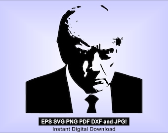 Trump Mugshot - svg - Instant download for vinyl cutter or sublimation Cricut or silhouette - t shirt design - legend