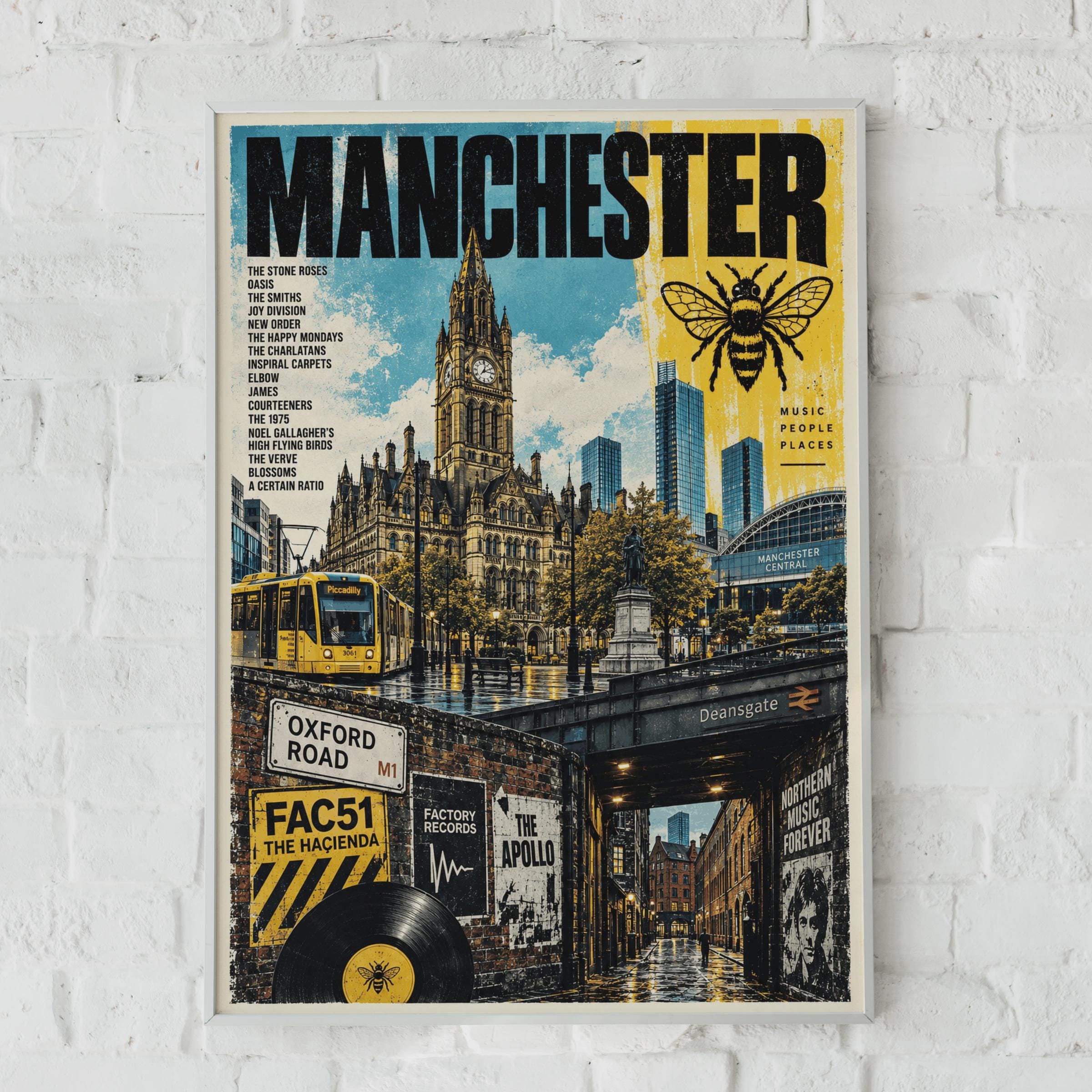 Factory Records Poster - Etsy