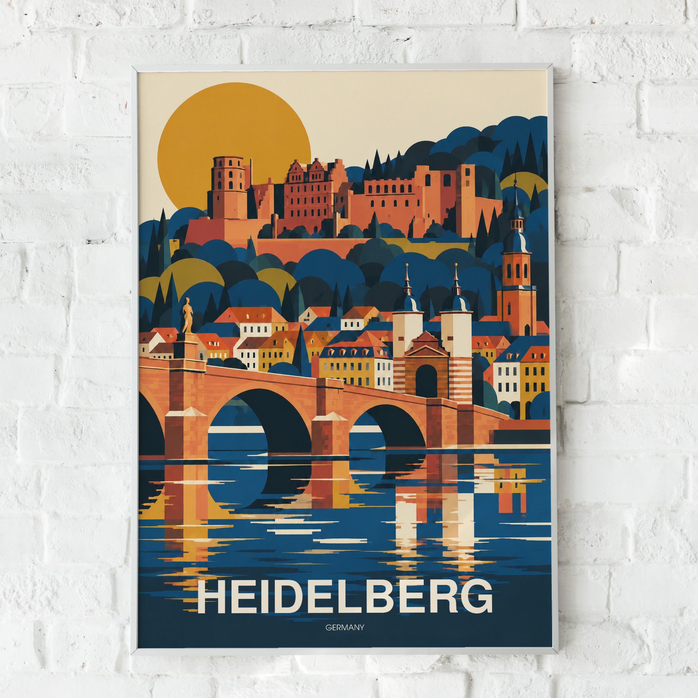 Heidelberg Poster - Etsy