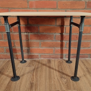 DIY Pipe Dining Table Legs, Steel Legs, DIY, Kitchen Table Legs, Heavy Duty Desk Legs, Industrial Coffee Table Legs