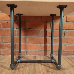 DIY Pipe Dining Table Legs, Steel Legs, DIY, Kitchen Table Legs, Heavy Duty Desk Legs, Industrial Coffee Table Legs