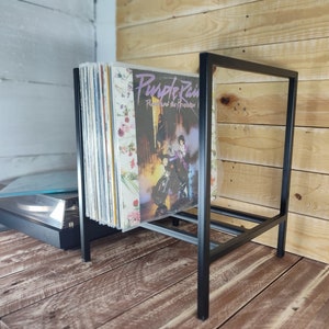 Vinyl Records Storage, Vinyl Storage, Steel Vinyl Stand, Vinyl Rack, LP Record Storage, LP Stand, Hand-made Vinyl Record Storage, LP Holder