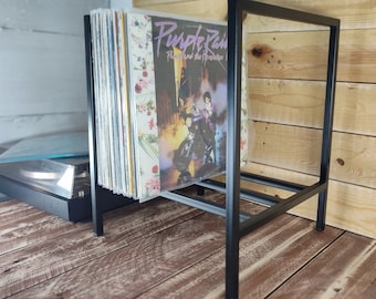 Vinyl Records Storage, Vinyl Storage, Steel Vinyl Stand, Vinyl Rack, LP Record Storage, LP Stand, Hand-made Vinyl Record Storage, LP Holder