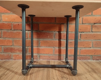 DIY Pipe Dining Table Legs, Steel Legs, DIY, Kitchen Table Legs, Heavy Duty Desk Legs, Industrial Coffee Table Legs