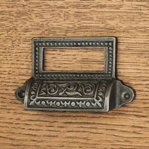 Tiradores y manijas de cajón estilo concha – Herrajes para gabinetes de hierro fundido, 27 diseños vintage imagen 12