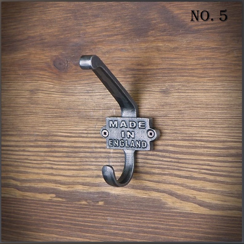 Cast Iron Coat Hook Retro Antique Finish Double Coat Hook Etsy