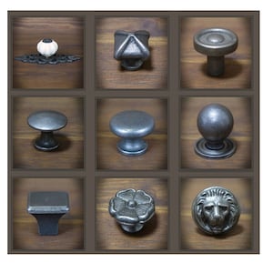 Drawer Handle, Cast Iron Pull Knob, Rustic Industrial Knob, Cupboard Drawer, Cabinet Button, Cabinet Pull, Vintage Knob, Furniture Knob