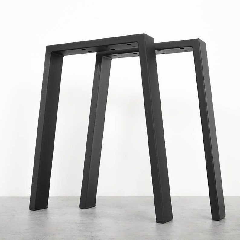 2x Metal Dining Table Legs Steel Legs DIY Kitchen Farmhouse Etsy