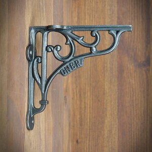 5in 6in 7.7in Cast Iron Shelf Bracket, Antique Shelf Support, 150mm Rustic Cast Iron Bracket, Ducket&Son Industrial Vintage Shelf Brackets