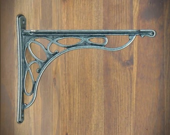 230mm Loft Shelf Bracket, 190mm Antique Iron Shelf Bracket, 9'' Rustic Cast Iron Bracket, 7.5in Industrial Vintage Shelf Brackets,Wall Shelf