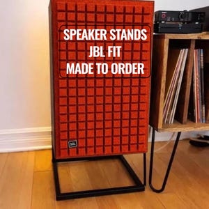 JBL Speaker Stands (Pair) – Open-Frame Steel, Custom Fit, 150/200/250 mm Height Options