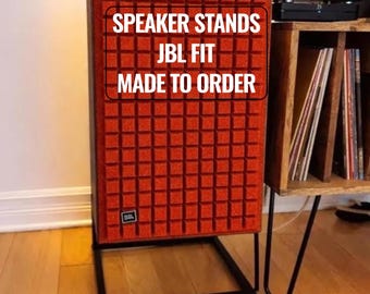JBL Speaker Stands (Pair) – Open-Frame Steel, Custom Fit, 150/200/250 mm Height Options - custom offer for David