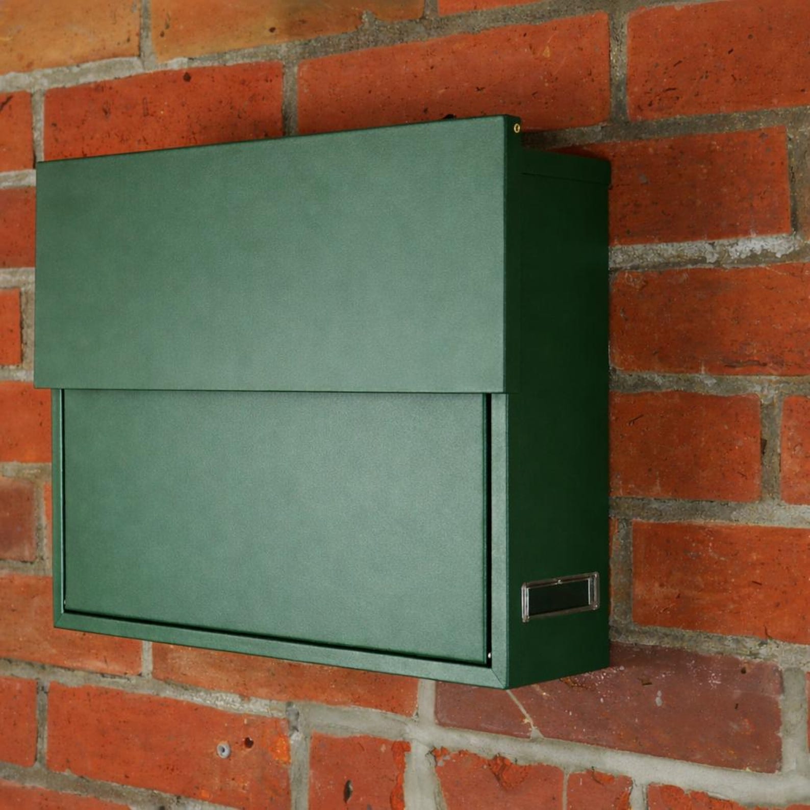 Large Wall Mounted Mailbox, Lockable Modern Letterbox (A4/C4) – Powder ...